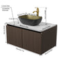 LUVODI Bathroom Vanity Sink: Wall Mounted Floating Bathroom Sink ( Mirror not included）