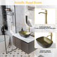 LUVODI Bathroom Vanity Sink: Wall Mounted Floating Bathroom Sink ( Mirror not included）