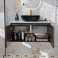 LUVODI Bathroom Vanity Sink: Wall Mounted Floating Bathroom Sink ( Mirror not included）