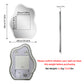 LUVODI Cloud Crystal-like Lighted Bathroom Mirror w/ Backlit 23.6x31.5 inch