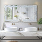 Large Crystal Crush Diamond Mirror for Wall Decor for for Living Room Bedroom Entryway
