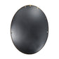 Oval Mirror with Rose Antique Gold Frame 23.6x31.6 Inch