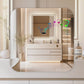 LUVODI Square LED Buetooth Bathroom Mirror Music Mirror