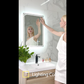 LUVODI Rectangular LED Bathroom Mirror 3Color Defogging Smart Mirror(Glowing Outer Edge)