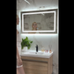 LUVODI Rectangular LED Bathroom Mirror 3 Color Backlit and Front Light Horizontal/Vertical