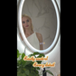 LUVODI Oval LED Bathroom Mirror Backlit + Front Lighted, Defogging