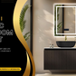 LUVODI Bathroom Vanity Sink: Wall Mounted Floating Bathroom Sink ( Mirror not included）